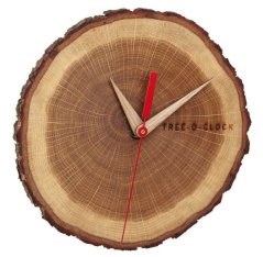TFA 60.3046.08 TREE-O-CLOCK - Nástěnné hodiny z dubového dřeva