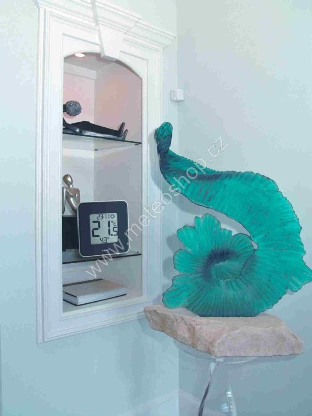 TFA 30.5021.01 - STYLE - Teploměr s vlhkoměrem - černý