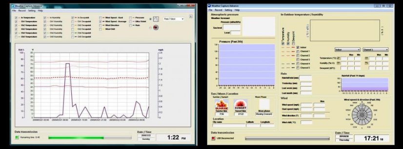 Poloprofesionální meteostanice GARNI 857 + druhý vnitřní přijímač teploty a vlhkosti