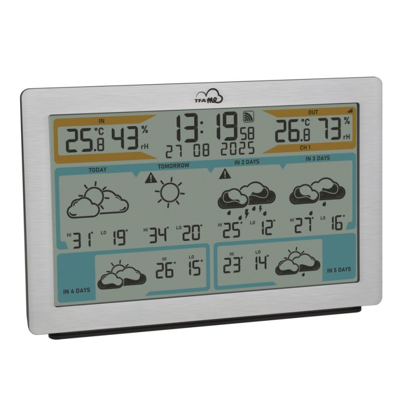 TFA 35.8100.54 - Bezdrátová WiFi meteostanice s chytrou předpovědí TFA.me ID-02