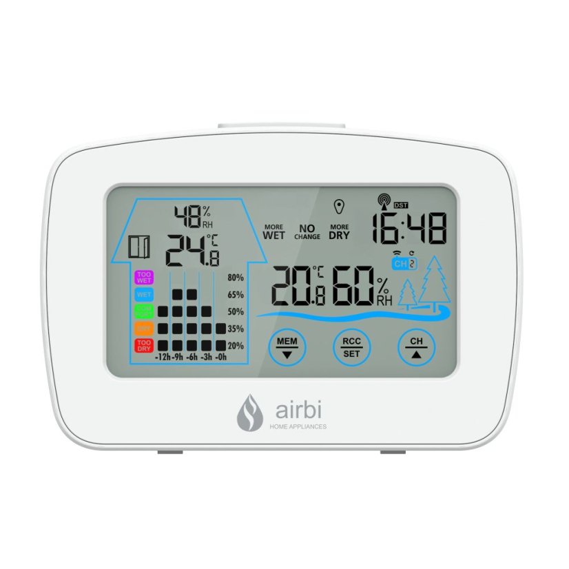 Airbi CONTROL bezdrátový teploměr s vlhkoměrem