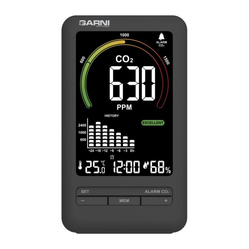 GARNI 206 OneCare – měřič CO2