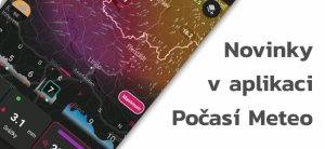 Aplikace Počasí Meteo stále přichází s novými funkcemi