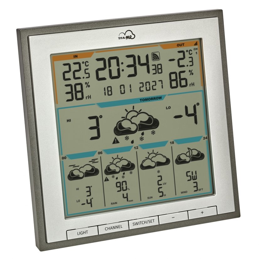 TFA 35.8105.10 - Bezdrátová WiFi meteostanice s chytrou předpovědí TFA.me ID-08