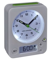 TFA 60.1511.02.04 - COMBO - Analogový budík s rádiově řízeným časem