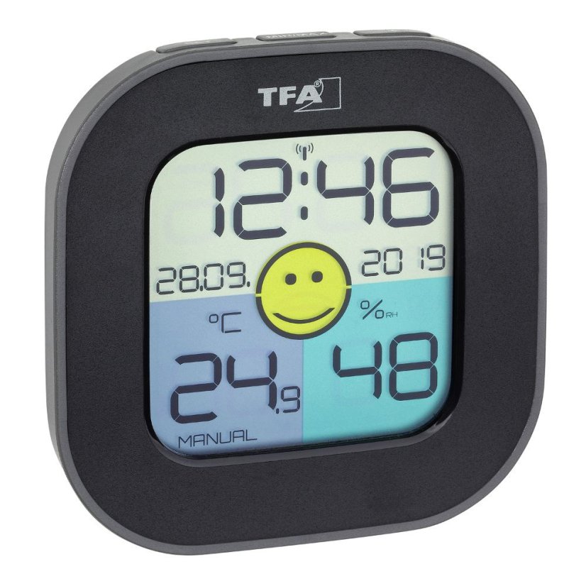 TFA 30.5050.01 - Digitální teploměr s vlhkoměrem - černý