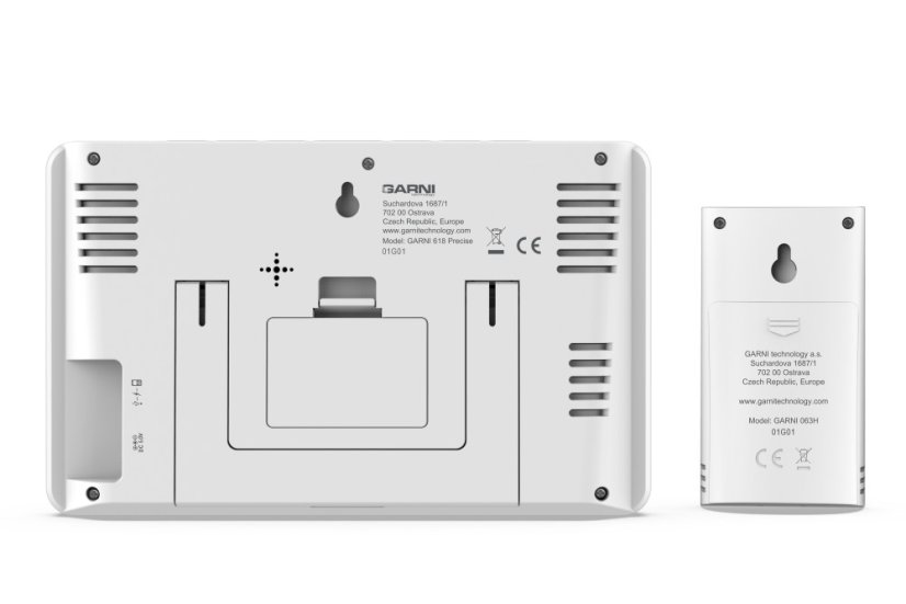 GARNI 618W Precise - meteorologická stanice - bílá