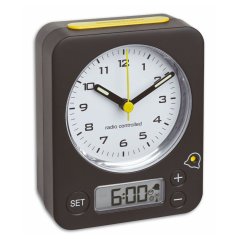 TFA 60.1511.01.07 - Analogový budík s rádiově řízeným časem COMBO