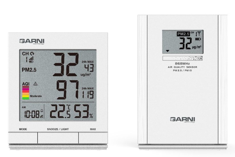 GARNI 204 OneCare - Měřič kvality vzduchu
