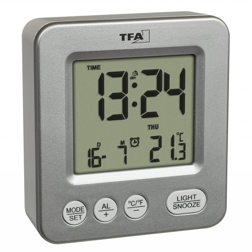 TFA 60.2567.54 - rádiem řízený digitální budík