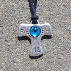 Náhrdelník a sluneční hodiny Tau - tyrkysový kámen