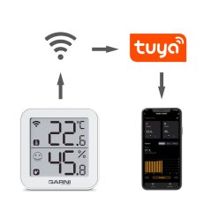GARNI 158THT - bezdrátový wi-fi teploměr s vlhkoměrem