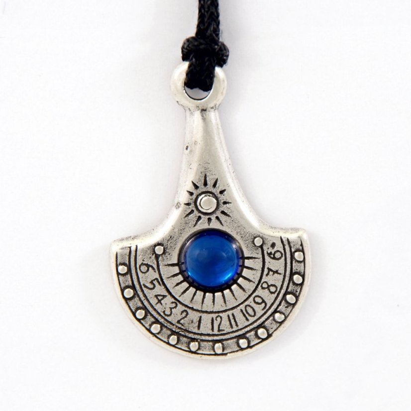 Náhrdelník a sluneční hodiny Nil - modrý kámen