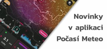 Aplikace Počasí Meteo stále přichází s novými funkcemi