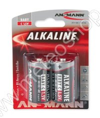 Baterie alkalická C - 1,5V - typ LR 14 - sada 2 ks
