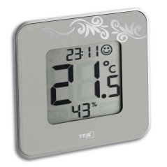 TFA 30.5021.02 - STYLE - Teploměr s vlhkoměrem - světle hnědošedá
