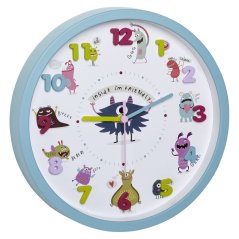 TFA 60.3051.20 - LITTLE MONSTERS - Dětské nástěnné hodiny s tichým chodem - 2.jakost