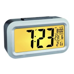 TFA 60.2553.01 - LUMIO PLUS - Rádiem řízený digitální budík s možností podsvícení - barva černá