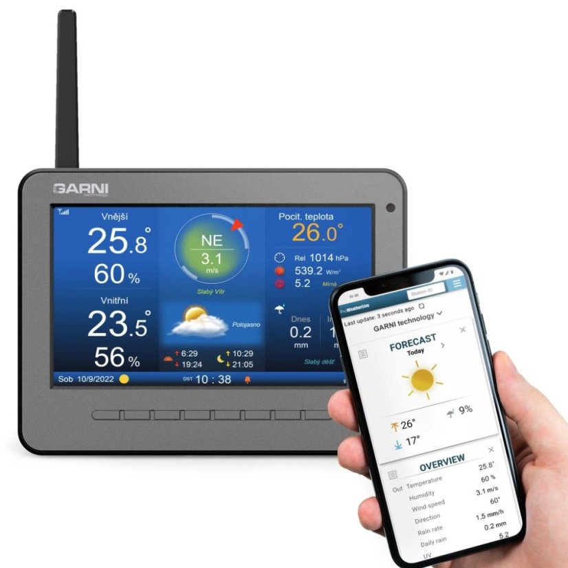GARNI 3015 Arcus 2GEN - Wi-Fi meteorologická stanice