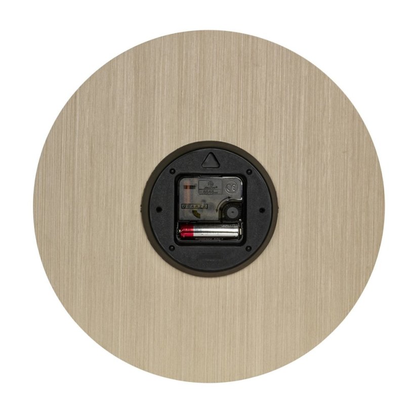 TFA 60.3072.01 - analogové dřevěné nástěnné hodiny - tmavé číslice