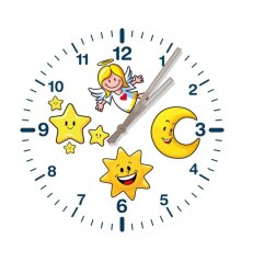 Dětské nástěnné hodiny s andělem Technoline WT7160