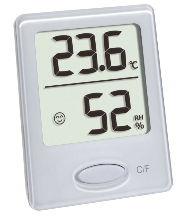 TFA 30.5041.02 - Digitální teploměr s vlhkoměrem - bílý