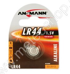 Baterie alkalická knoflíková - 1,5V - typ LR44