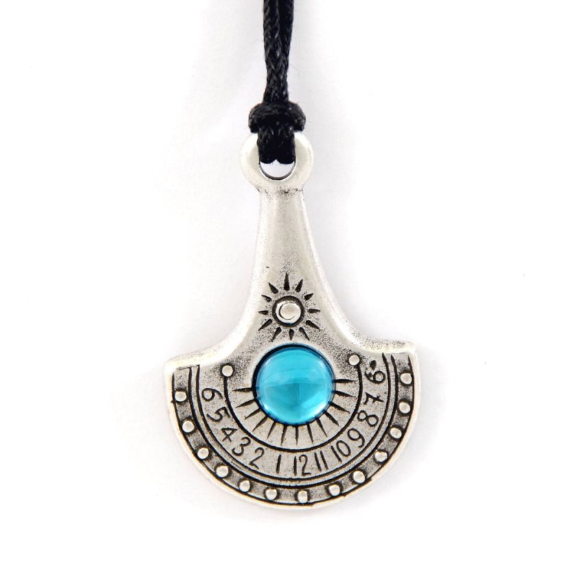 Náhrdelník a sluneční hodiny Nil - tyrkysový kámen