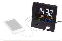 TFA 60.2020.01 - MINI CHARGE - Digitální budík s možností USB dobíjení