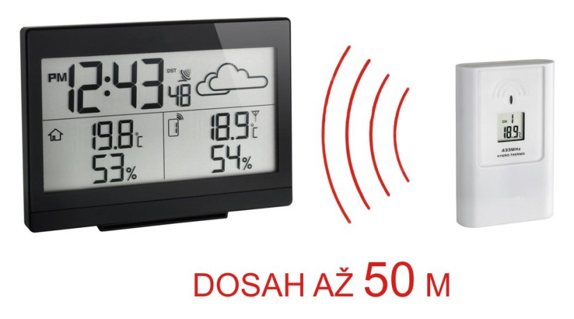 TFA 35.1135.01 - CASA - Domácí meteostanice - černá
