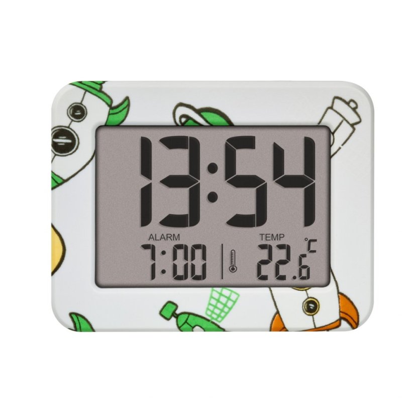 TFA 60.2044.42 - Digitální budík - design ROCKET