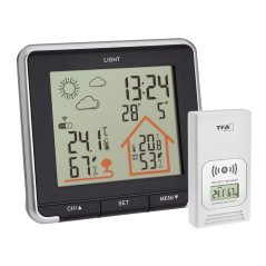 TFA 35.1153.01 - LIFE - Domácí meteostanice s předpovědí počasí - černá