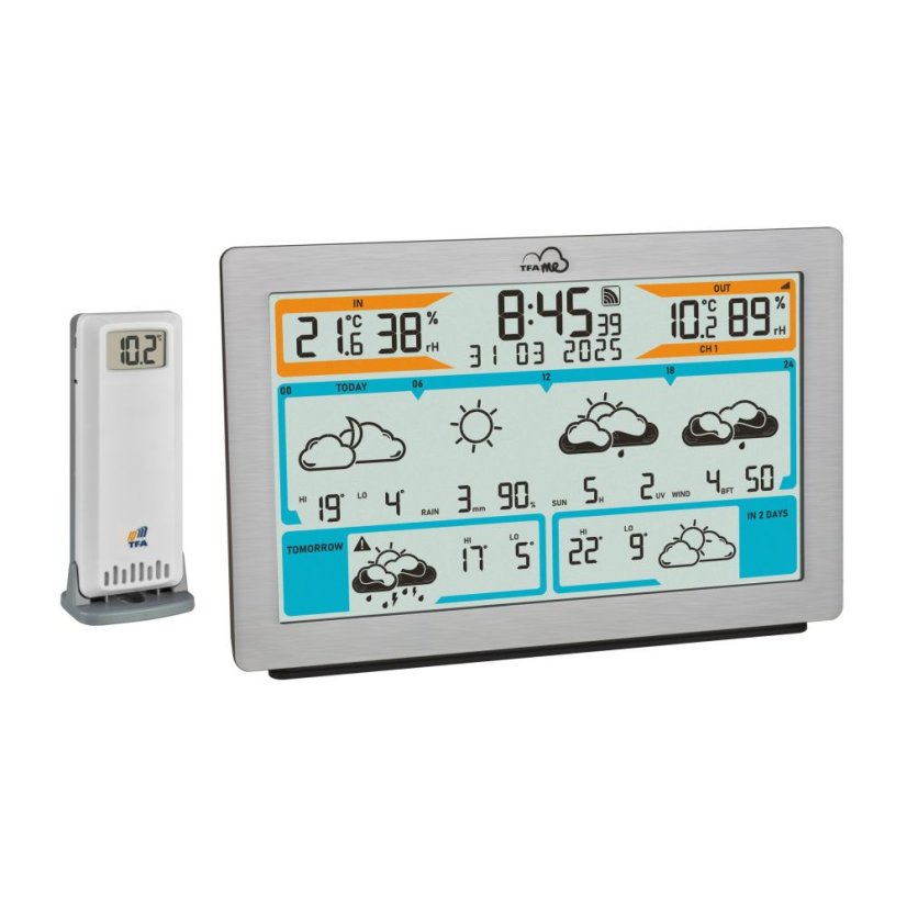 TFA 35.8100.54 - Bezdrátová WiFi meteostanice s chytrou předpovědí TFA.me ID-02