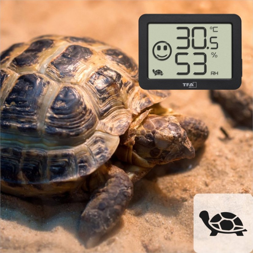 TFA 30.5055.01 - Digitální teploměr s vlhkoměrem - černý