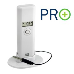TFA 30.3302.02 - Bezdrátové čidlo teploty a vlhkosti s profi-kabelovým čidlem pro WEATHERHUB