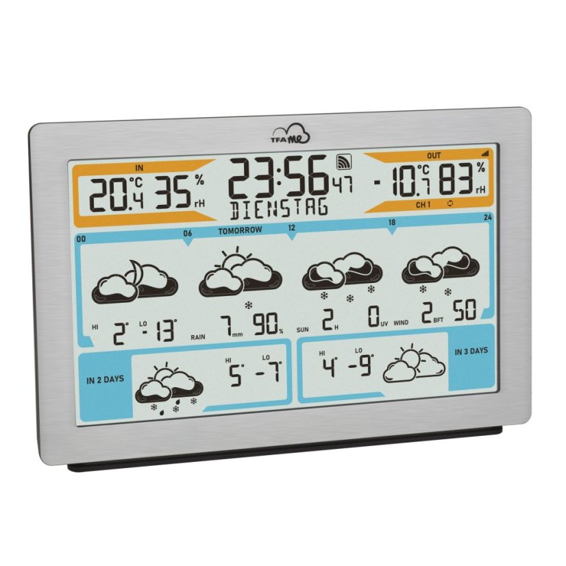 TFA 35.8100.54 - Bezdrátová WiFi meteostanice s chytrou předpovědí TFA.me ID-02