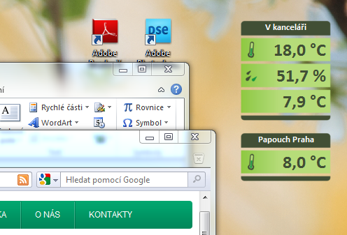 TH2E - Ethernetový teploměr s vlhkoměrem