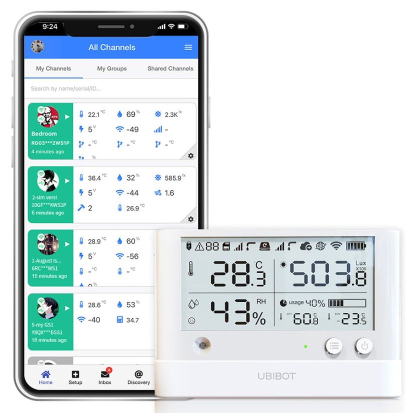 Ubibot WiFi datalogger WS1 PRO