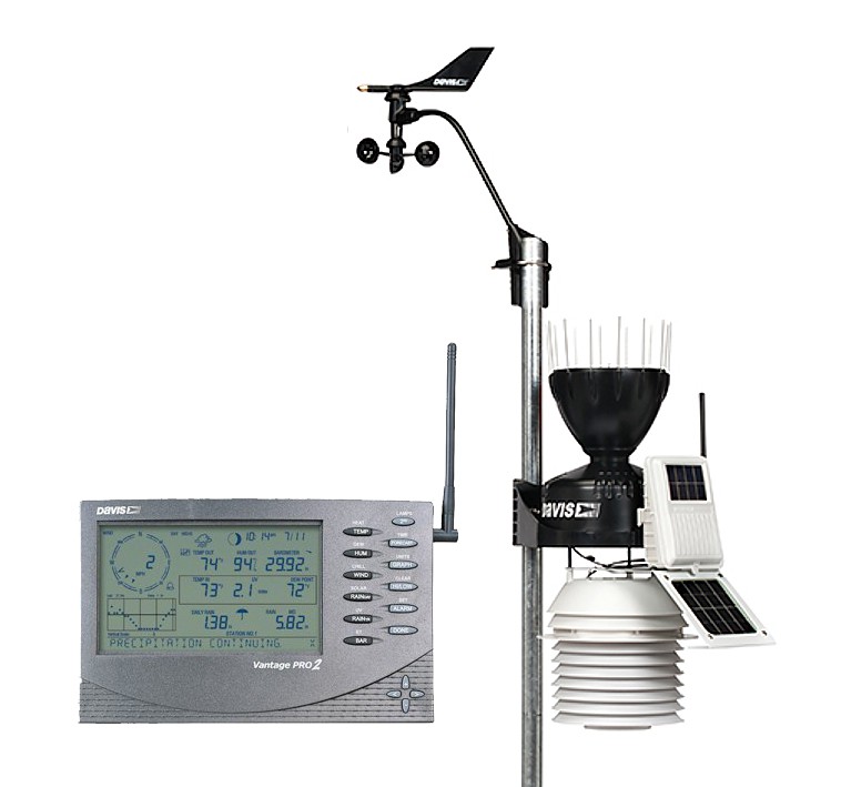 6153 - Meteostanice Davis Vantage Pro 2 - bezdrátová verze s 24 hod. aspiračním štítem