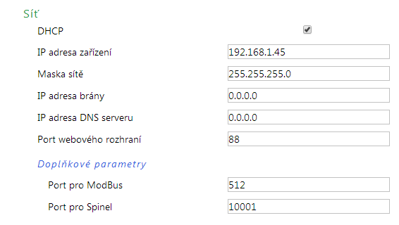 Papago 2PT ETH: 2x teploměr pro Pt100/1000 s Ethernetem