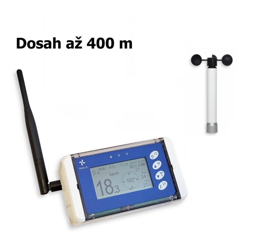 Bezdrátový měřič rychlosti větru s dlouhým dosahem WL13-WS