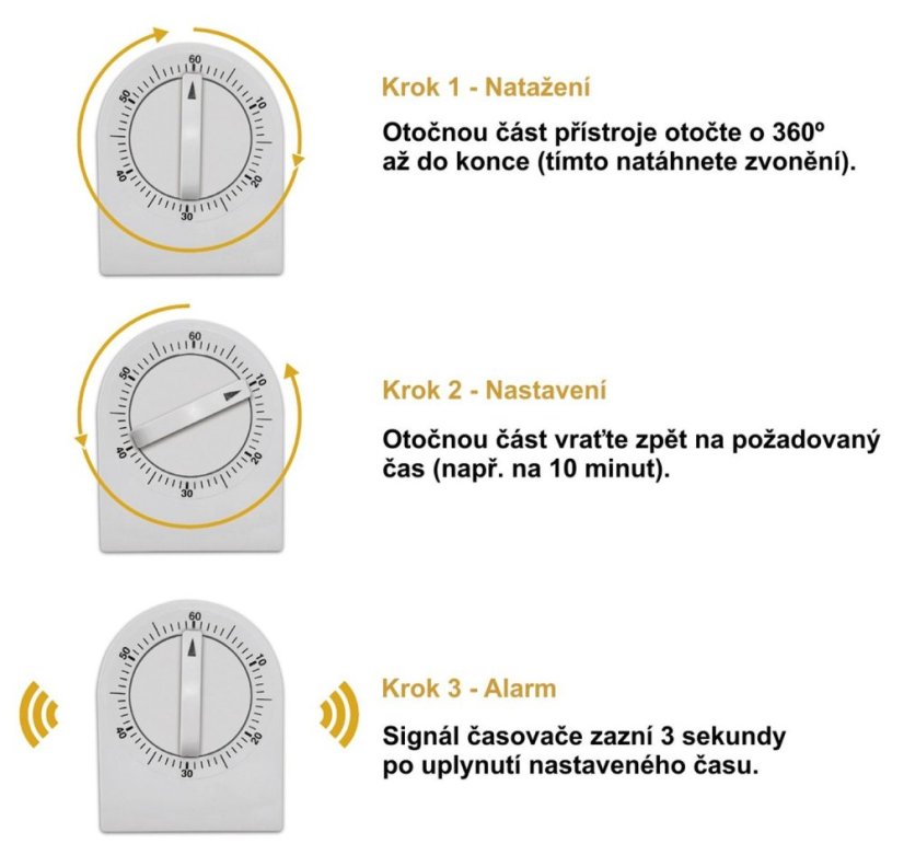 TFA 38.1020 - Kuchyňská mechanická minutka