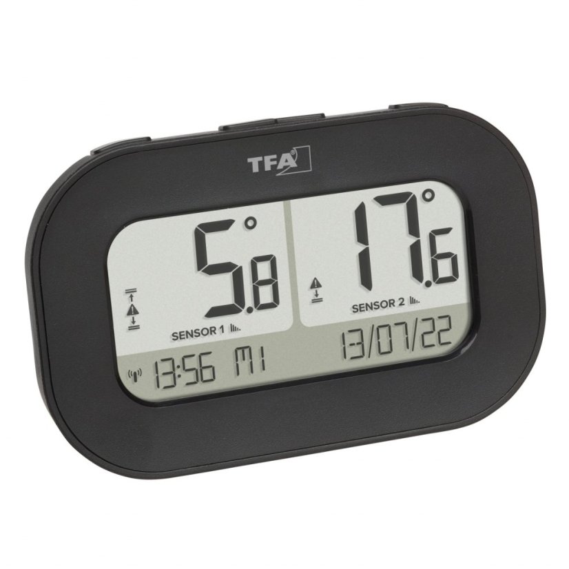 TFA 30.3073.01 - bezdrátový teploměr se dvěma vysílači DOUBLE-CHECK