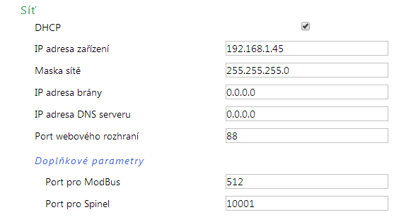 Papago 2TH ETH: 2x měření teploty, vlhkosti a rosného bodu s Ethernetem