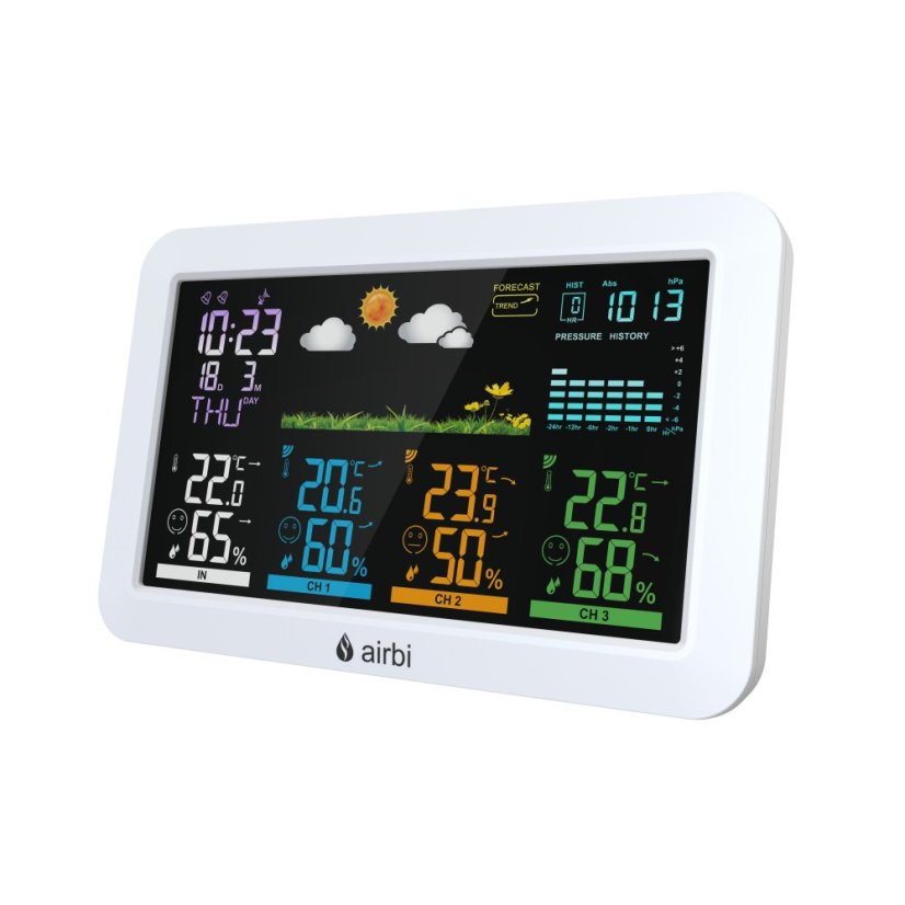 Airbi HOME - meteostanice se 3 čidly