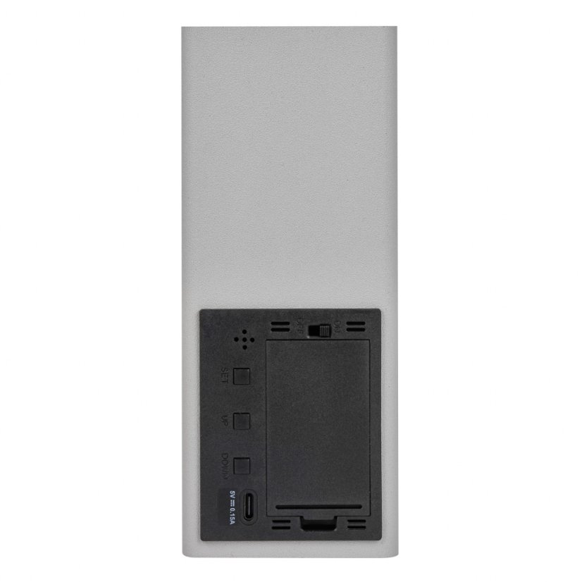 TFA 60.2041.15 - digitální budík a držák na tužky CLOCCO DESK