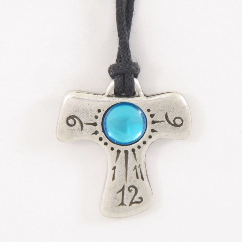Náhrdelník a sluneční hodiny Tau - tyrkysový kámen
