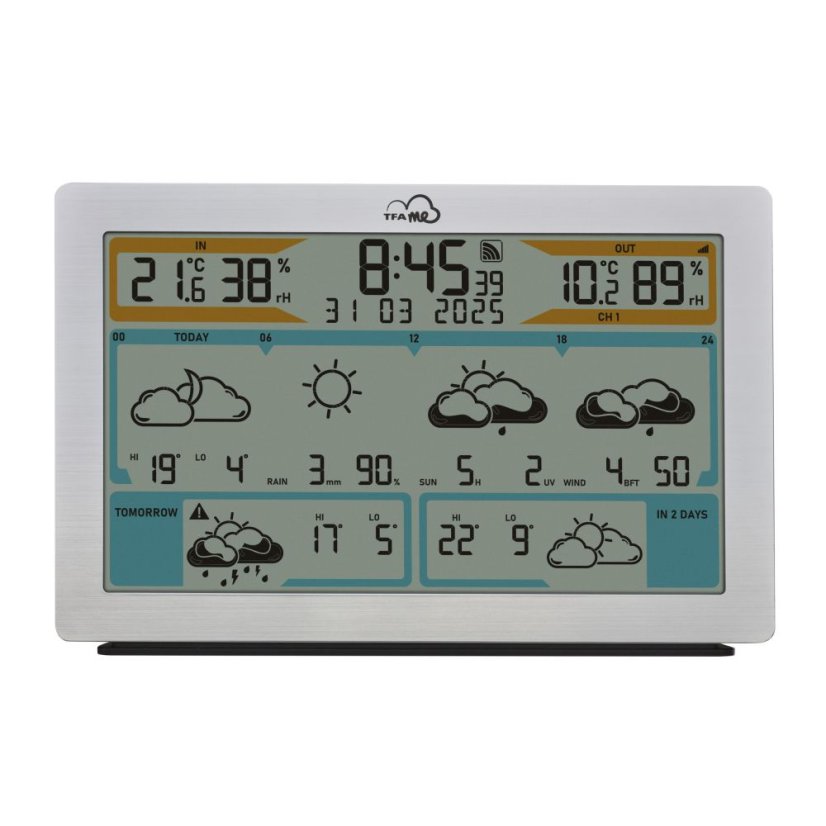 TFA 35.8100.54 - Bezdrátová WiFi meteostanice s chytrou předpovědí TFA.me ID-02