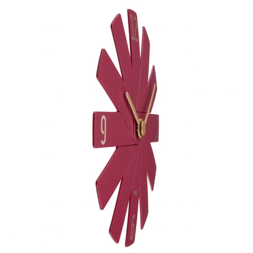 TFA 60.3020.05 - Designové nástěnné hodiny CLOCK IN THE BOX - červené