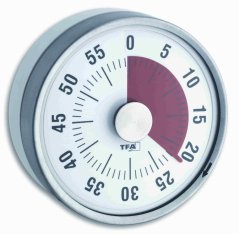 TFA 38.1028.02 - PUCK - Kuchyňská minutka - bílá